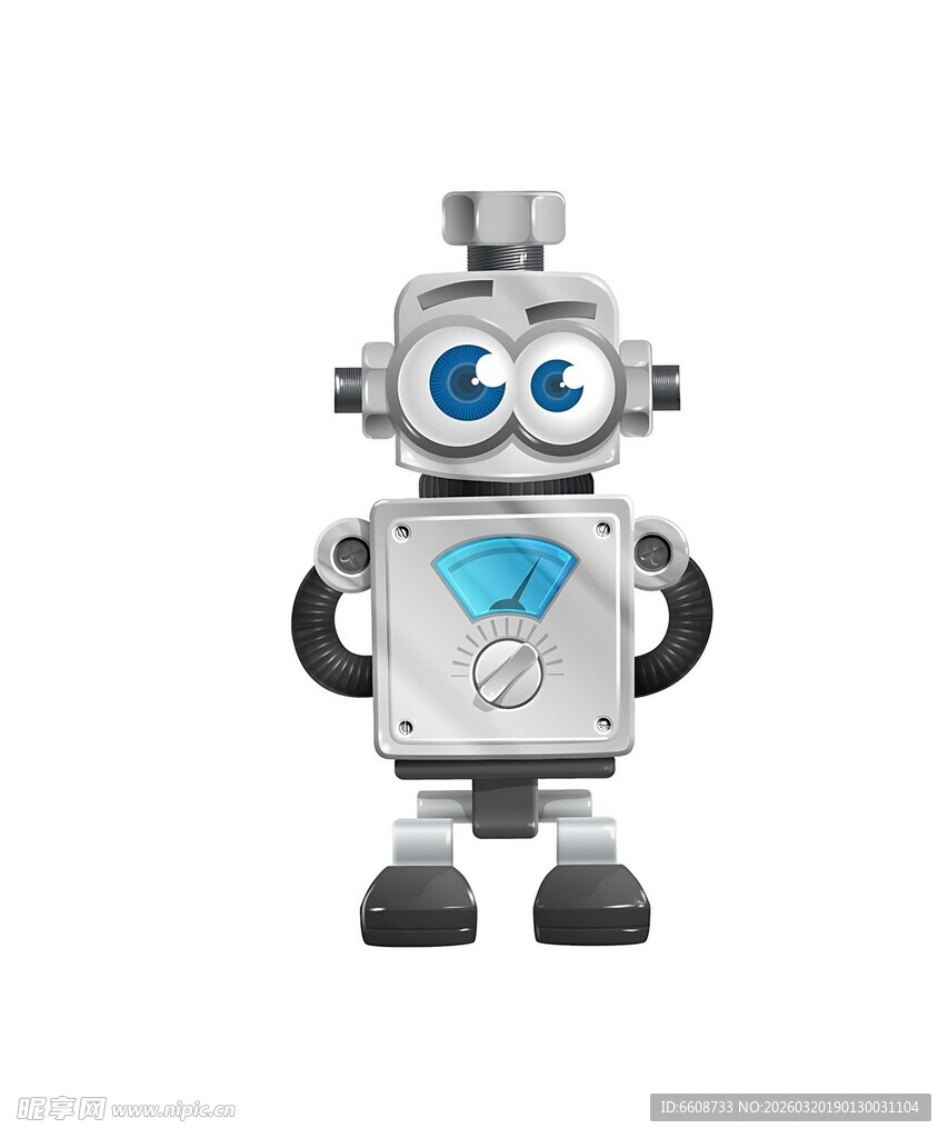 可爱机器人模型