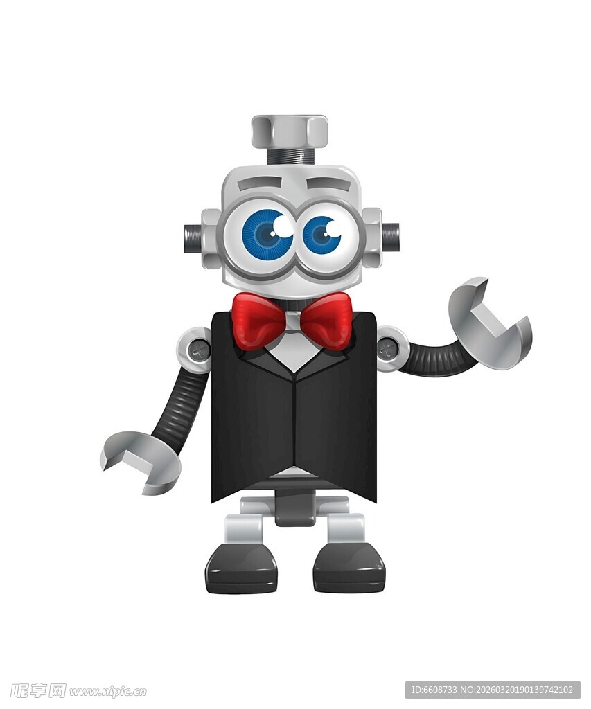 可爱机械人偶俏皮登场