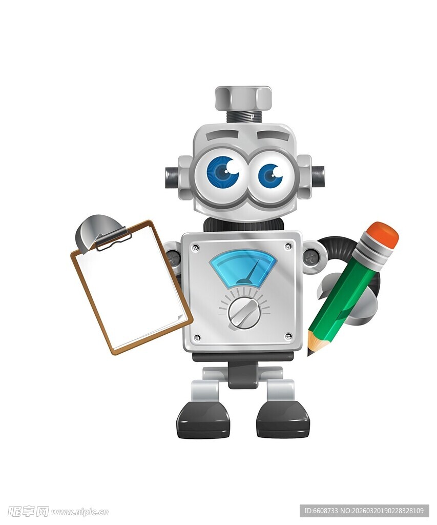 持笔机器人记录信息