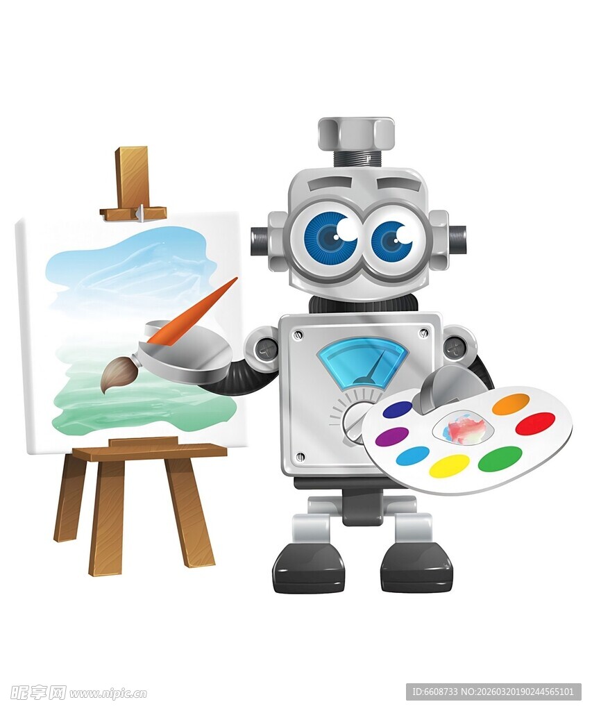 机器人画家创作艺术瞬间