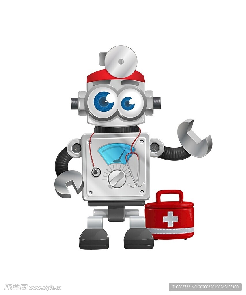 医疗机器人展示友好形象