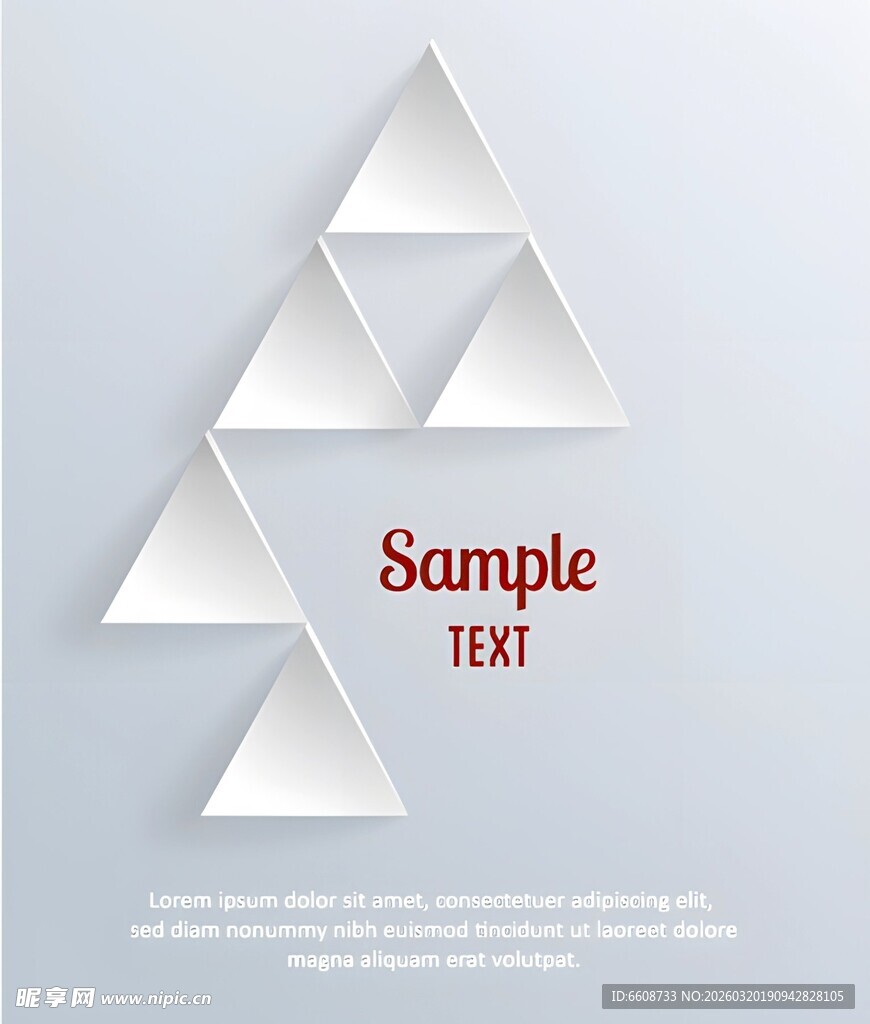 几何三角图形背景设计