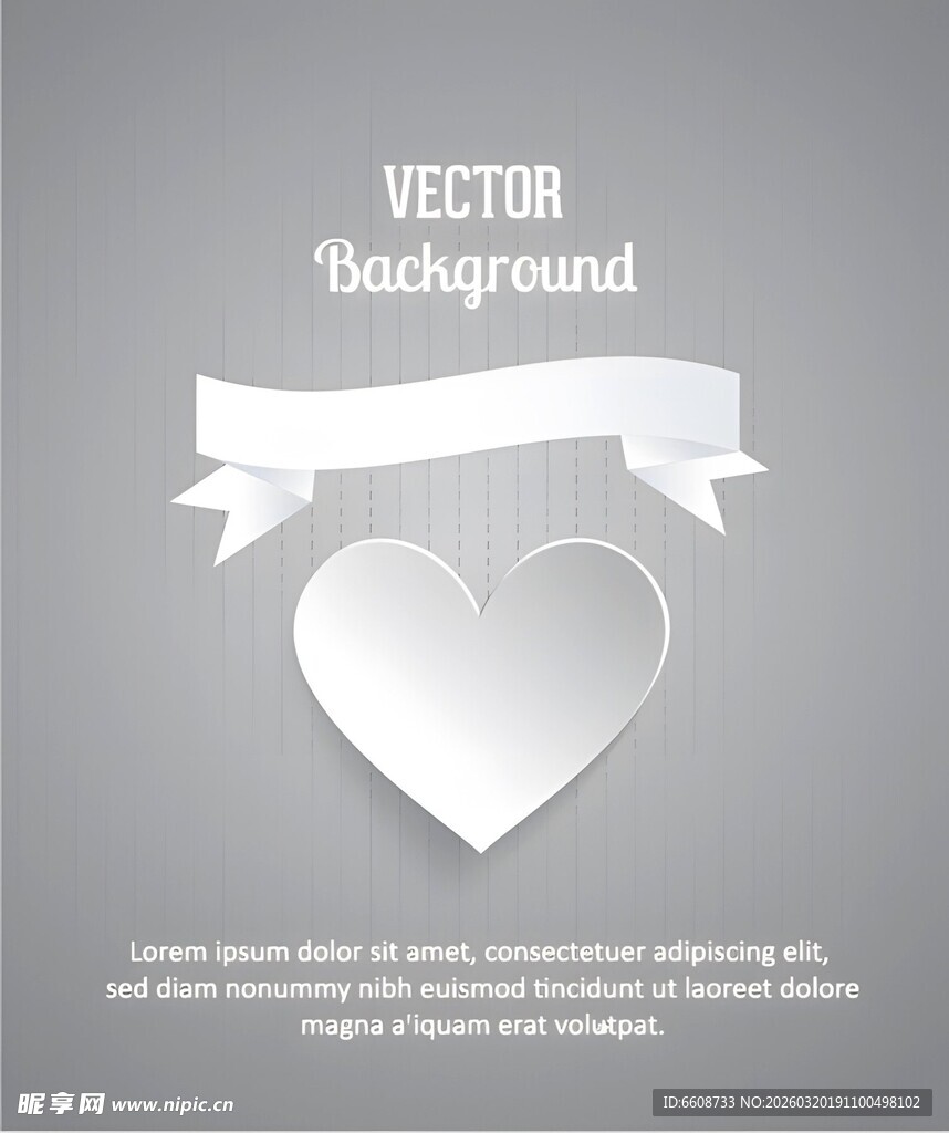 心形矢量背景设计元素