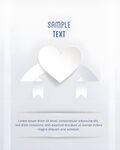 简约心形卡片设计