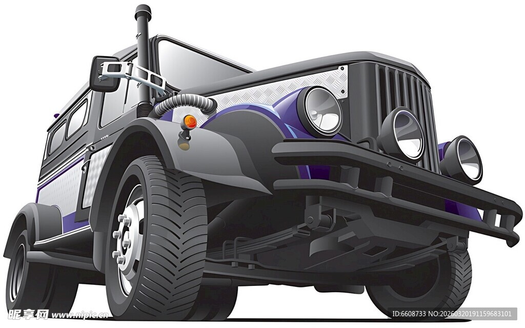 炫酷越野吉普车