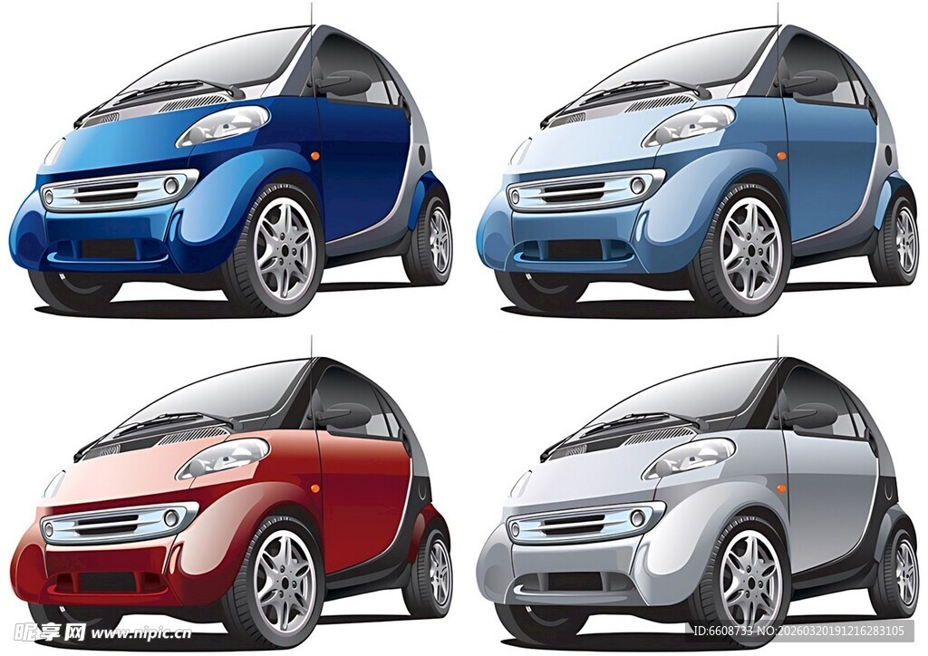 多彩微型汽车展示