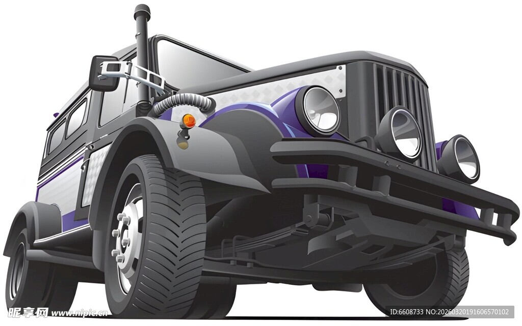 炫酷改装越野吉普车