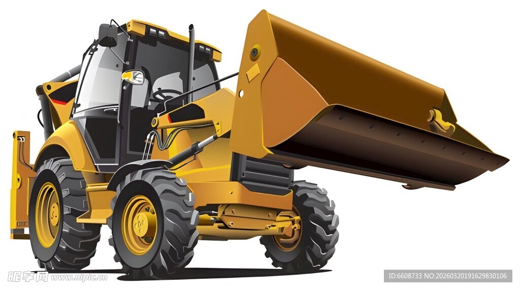 黄色装载机