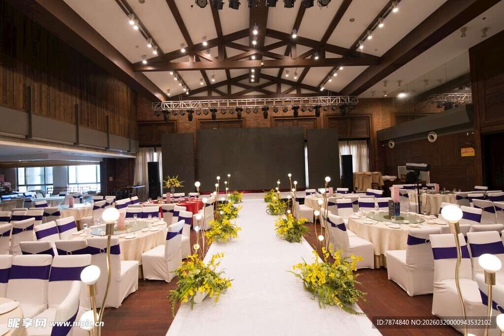 豪华宴会厅布置
