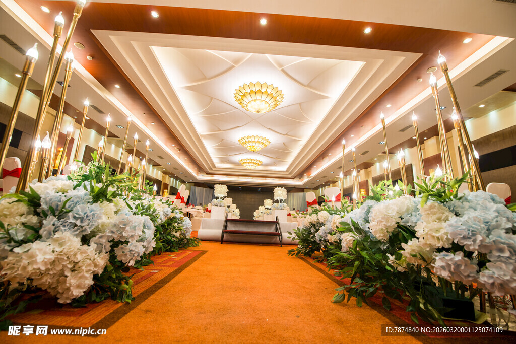 豪华婚礼现场布置