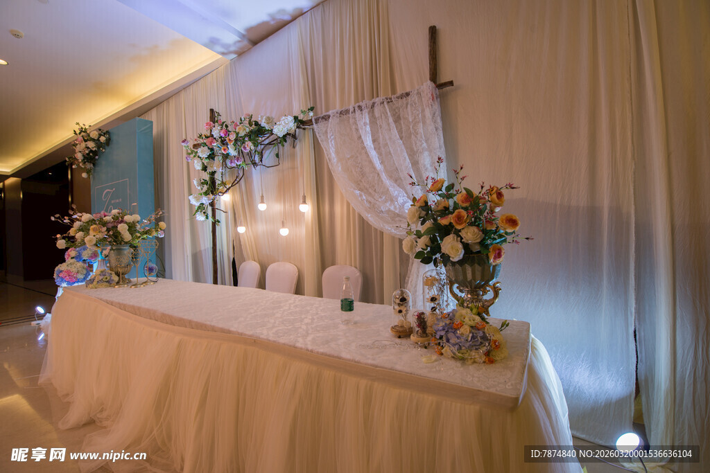 浪漫婚礼装饰布置场景