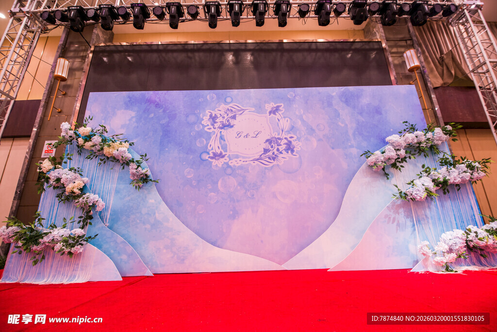 梦幻婚礼舞台布置