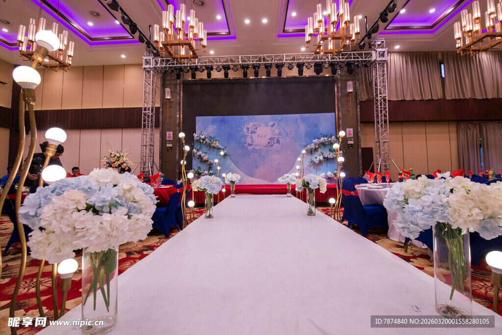 豪华婚礼现场布置