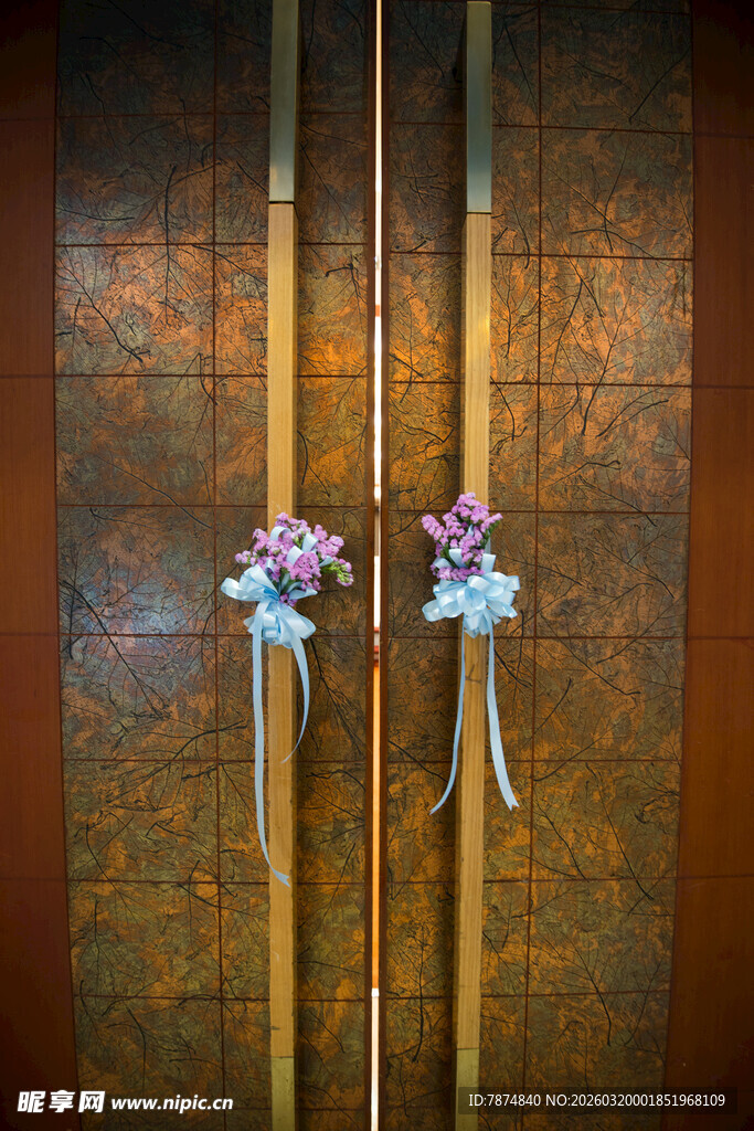 双花饰木棍 简约美饰