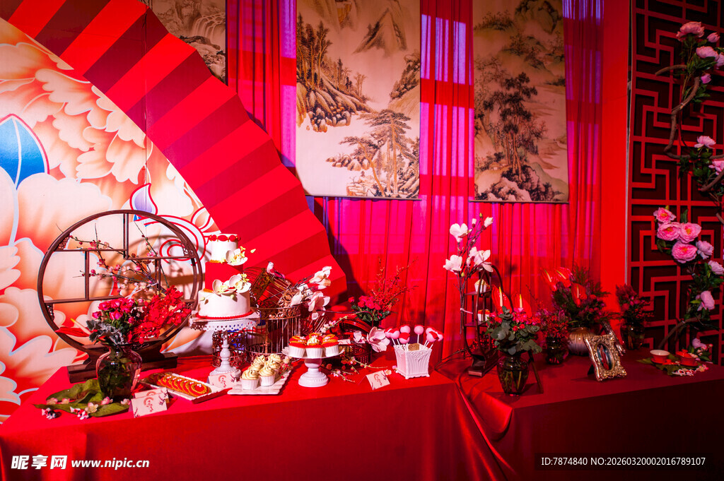 中式婚礼场景布置