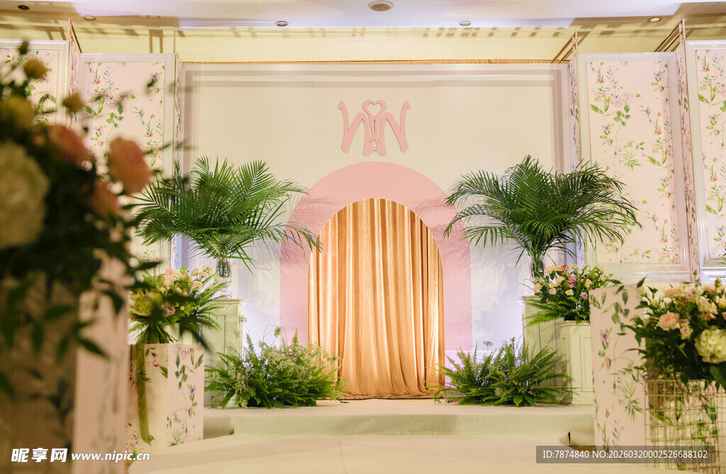 浪漫婚礼现场布置