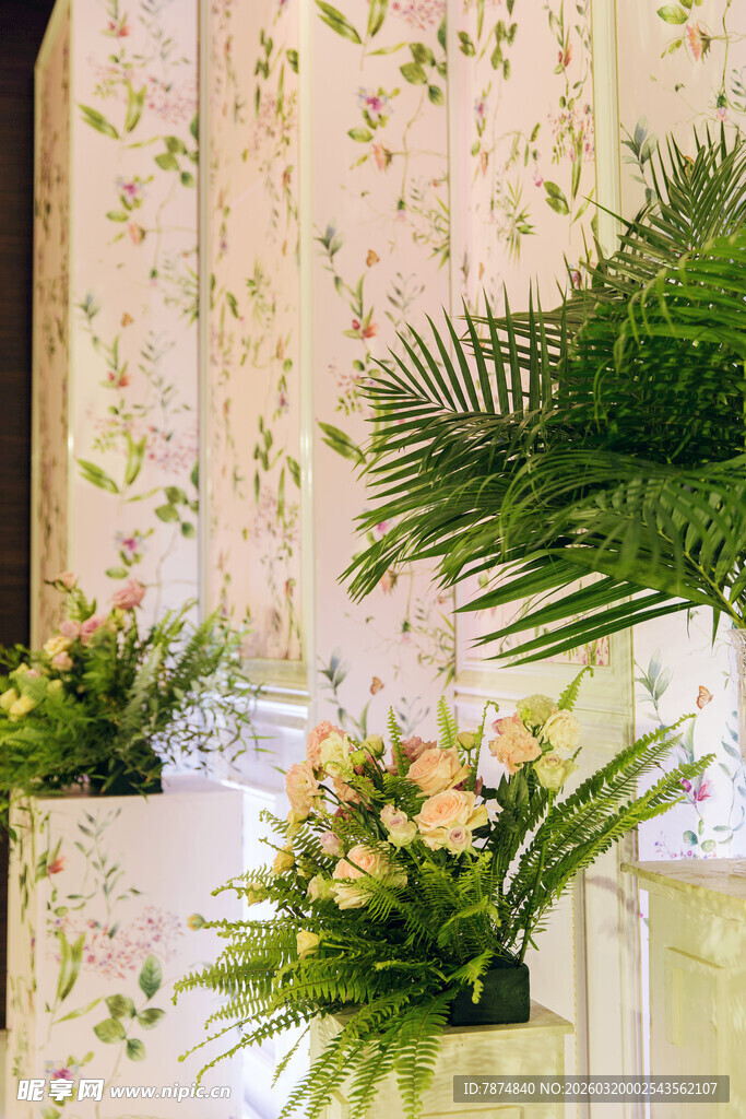 花卉绿植装饰布置场景