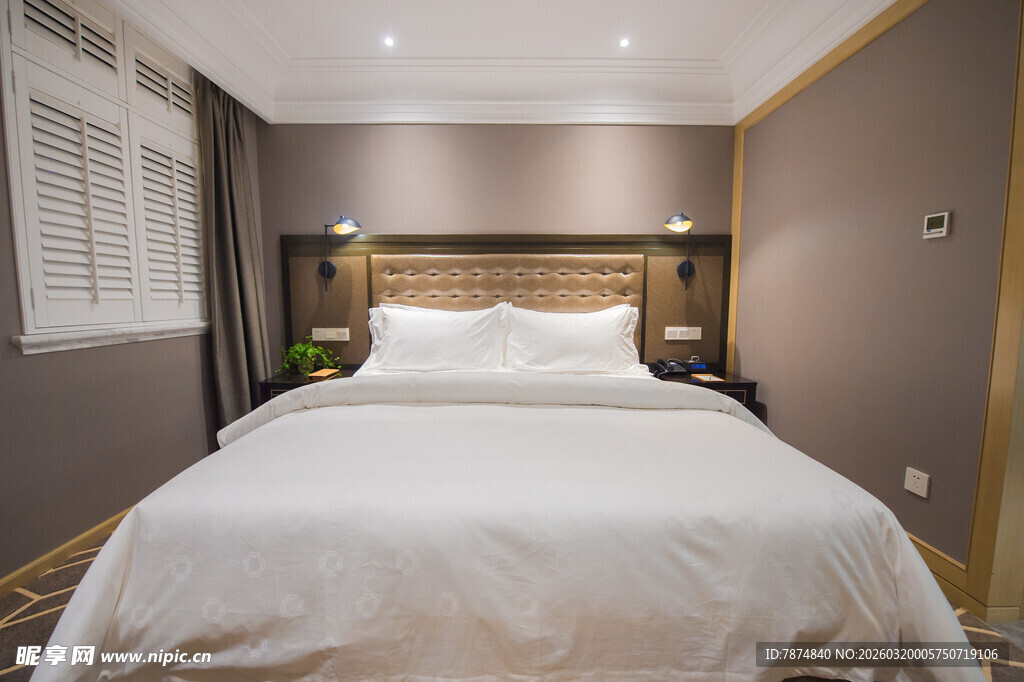 温馨舒适的现代风格卧室