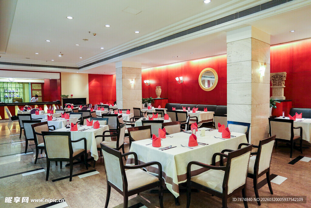 中式典雅餐厅室内布置