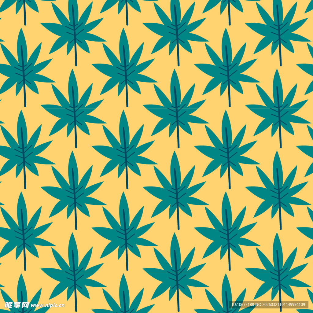  叶子图案背景