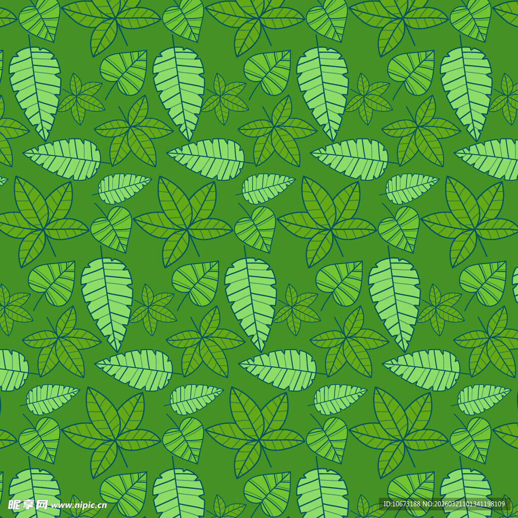 叶子图案背景