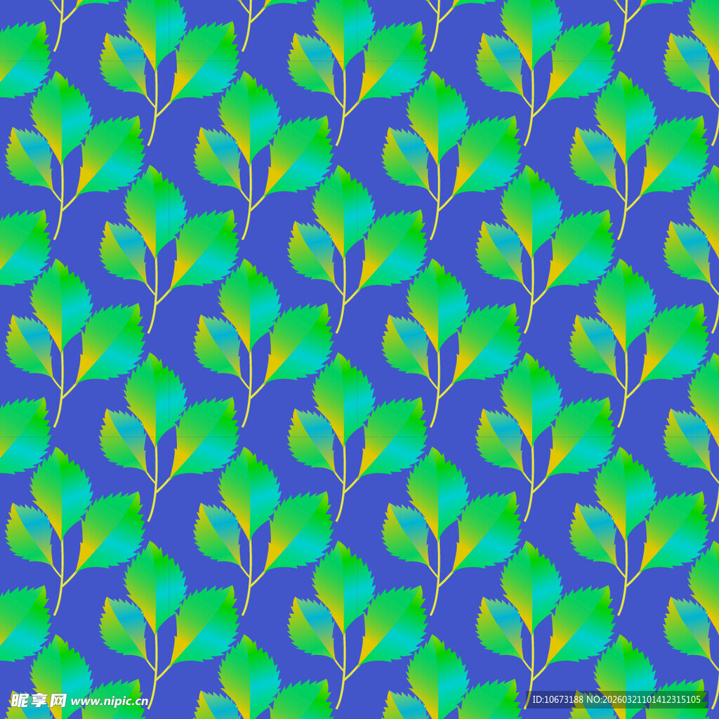 叶子图案背景