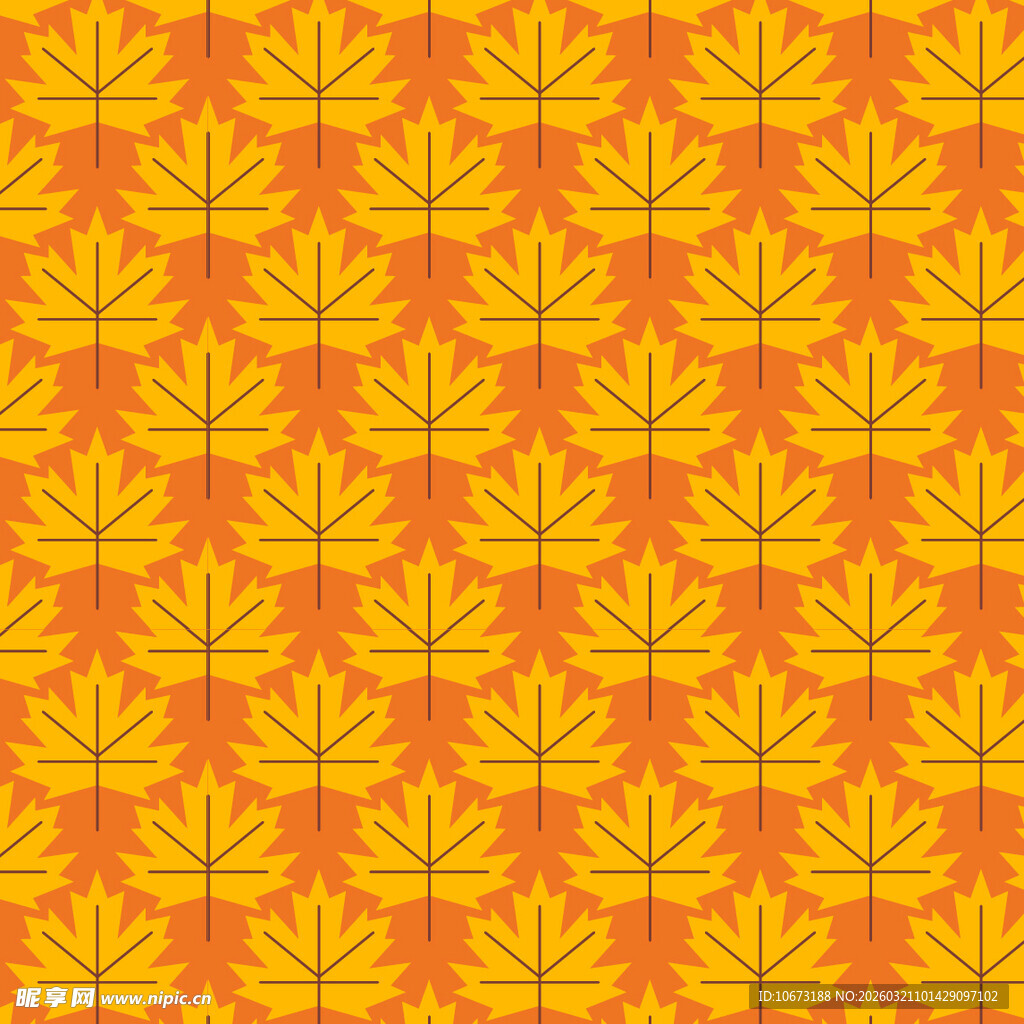 枫叶图案背景