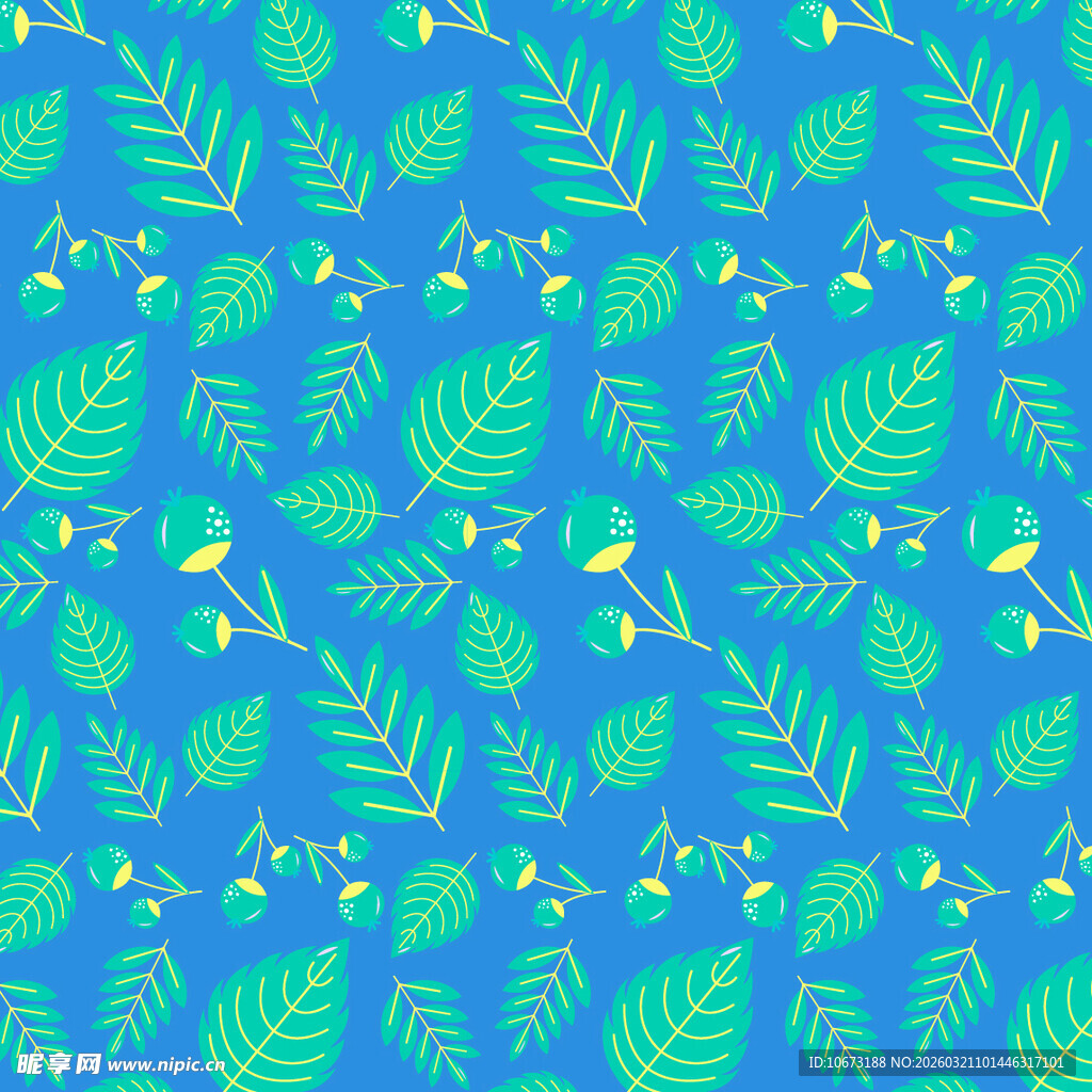 叶子图案背景