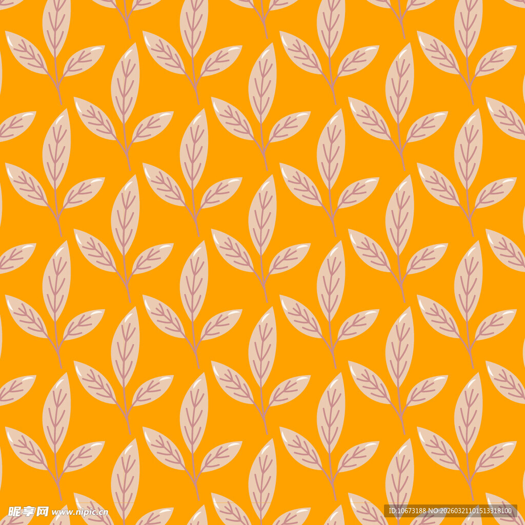 叶子图案背景