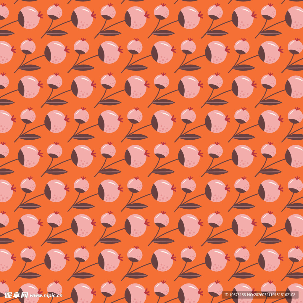 花骨朵图案背景