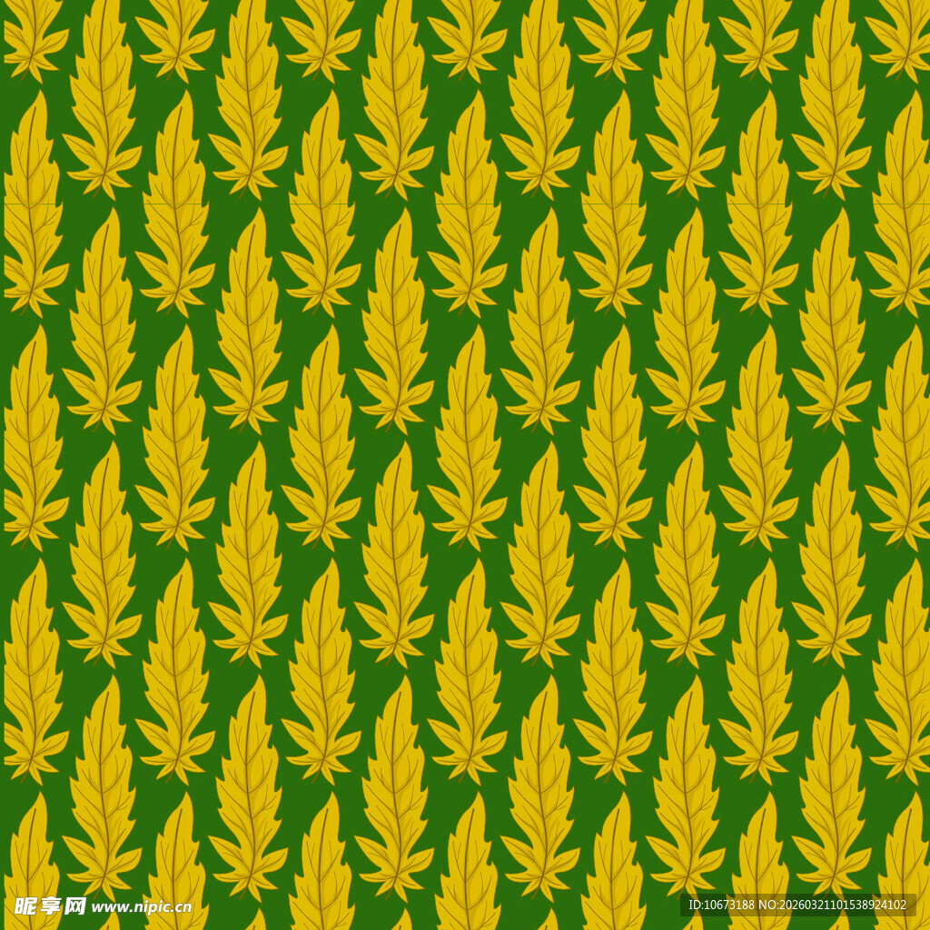 叶子图案背景