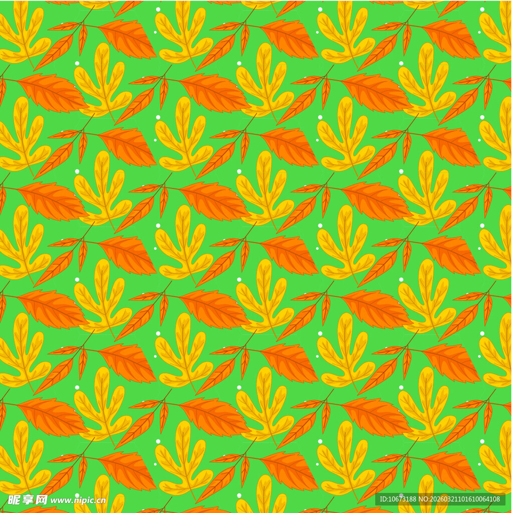 叶子图案背景