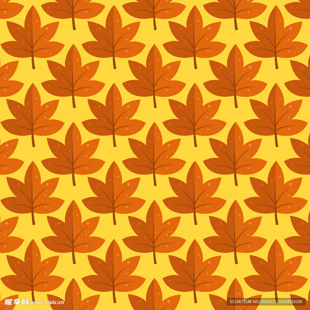  枫叶图案背景