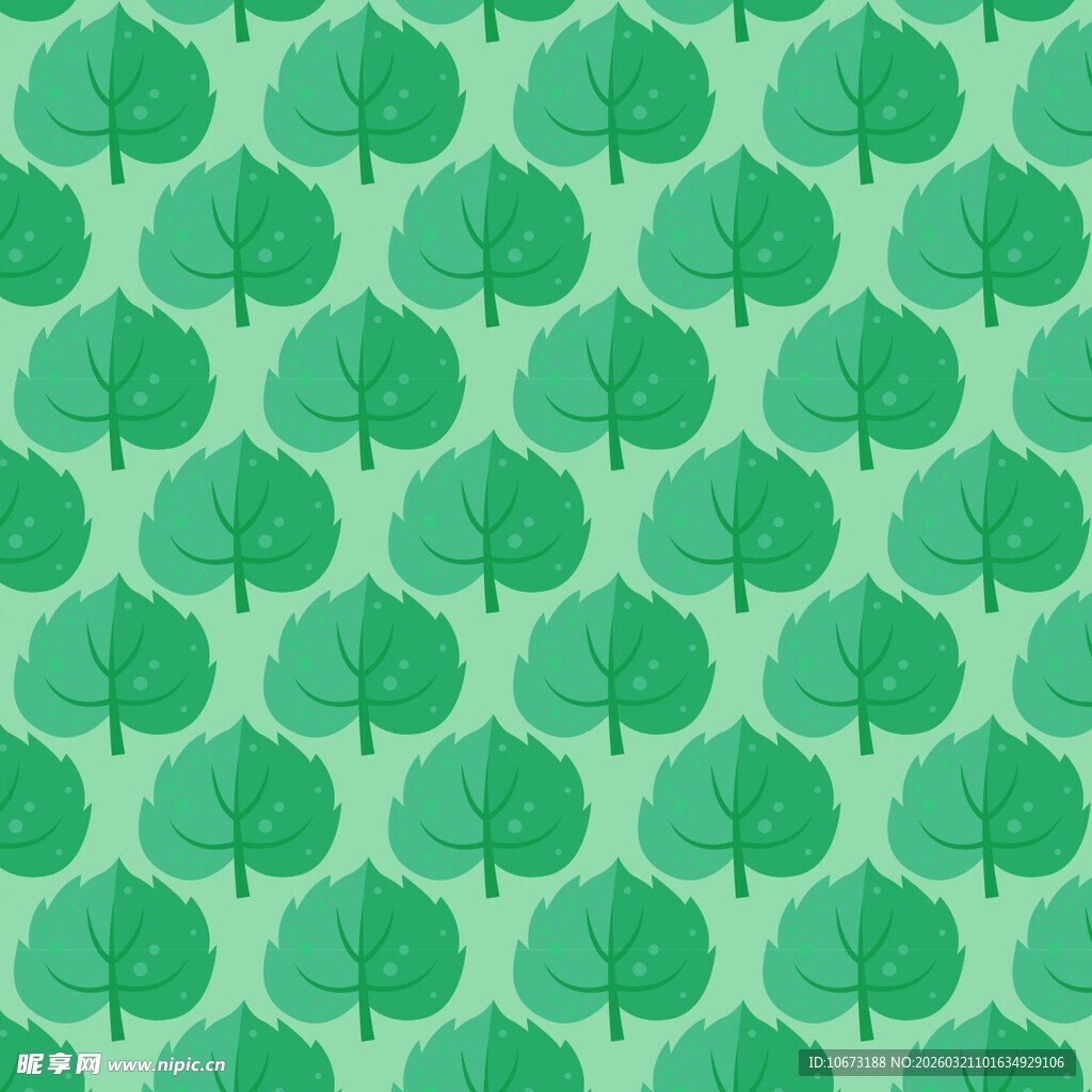 树叶图案背景