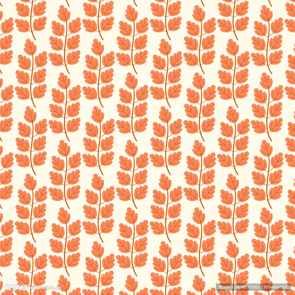  叶子图案背景
