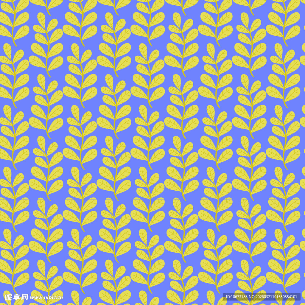  叶子图案背景