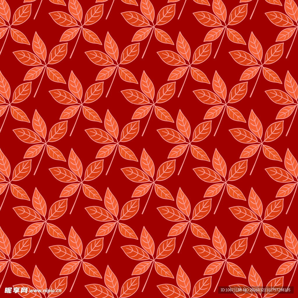 枫叶图案背景