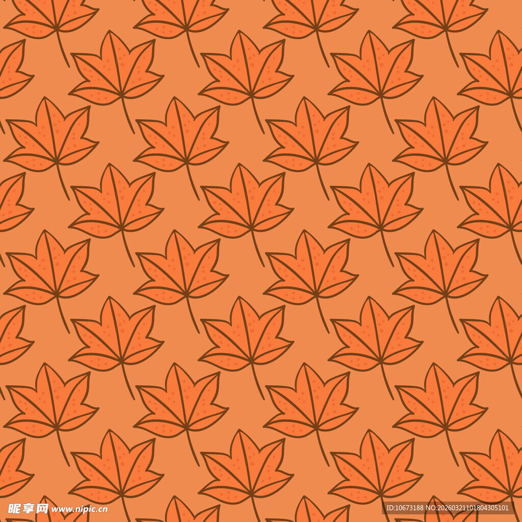 枫叶图案背景