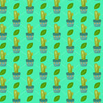 仙人掌图案背景