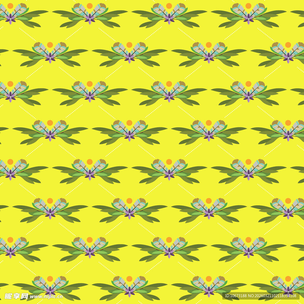 羽毛装饰图案背景