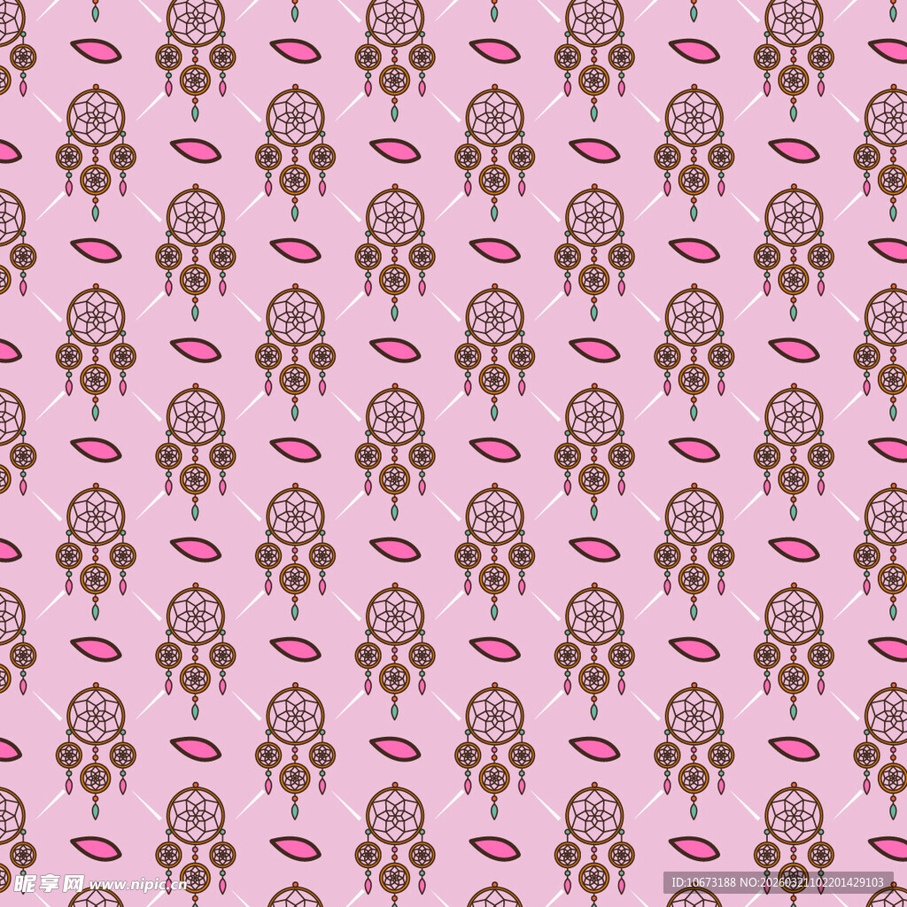 捕梦网图案背景