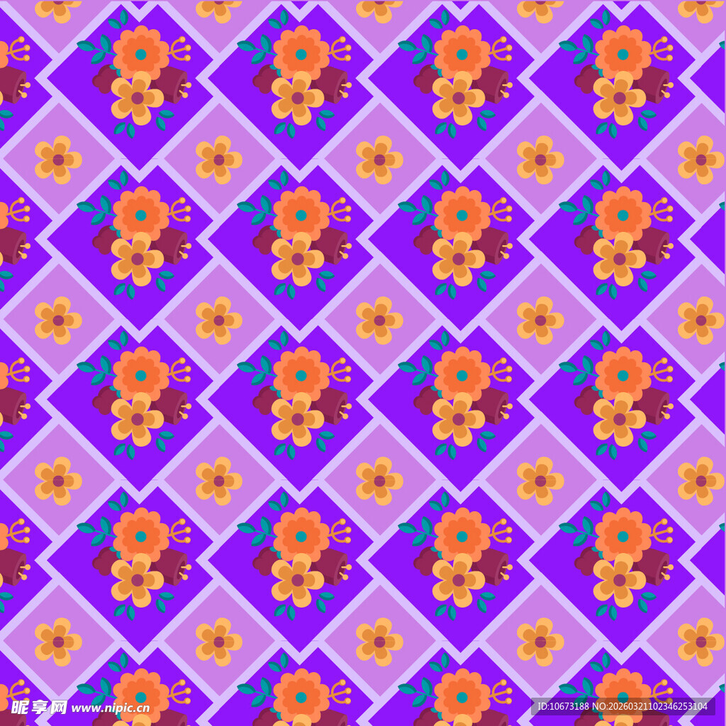 波西米亚元素图案背景