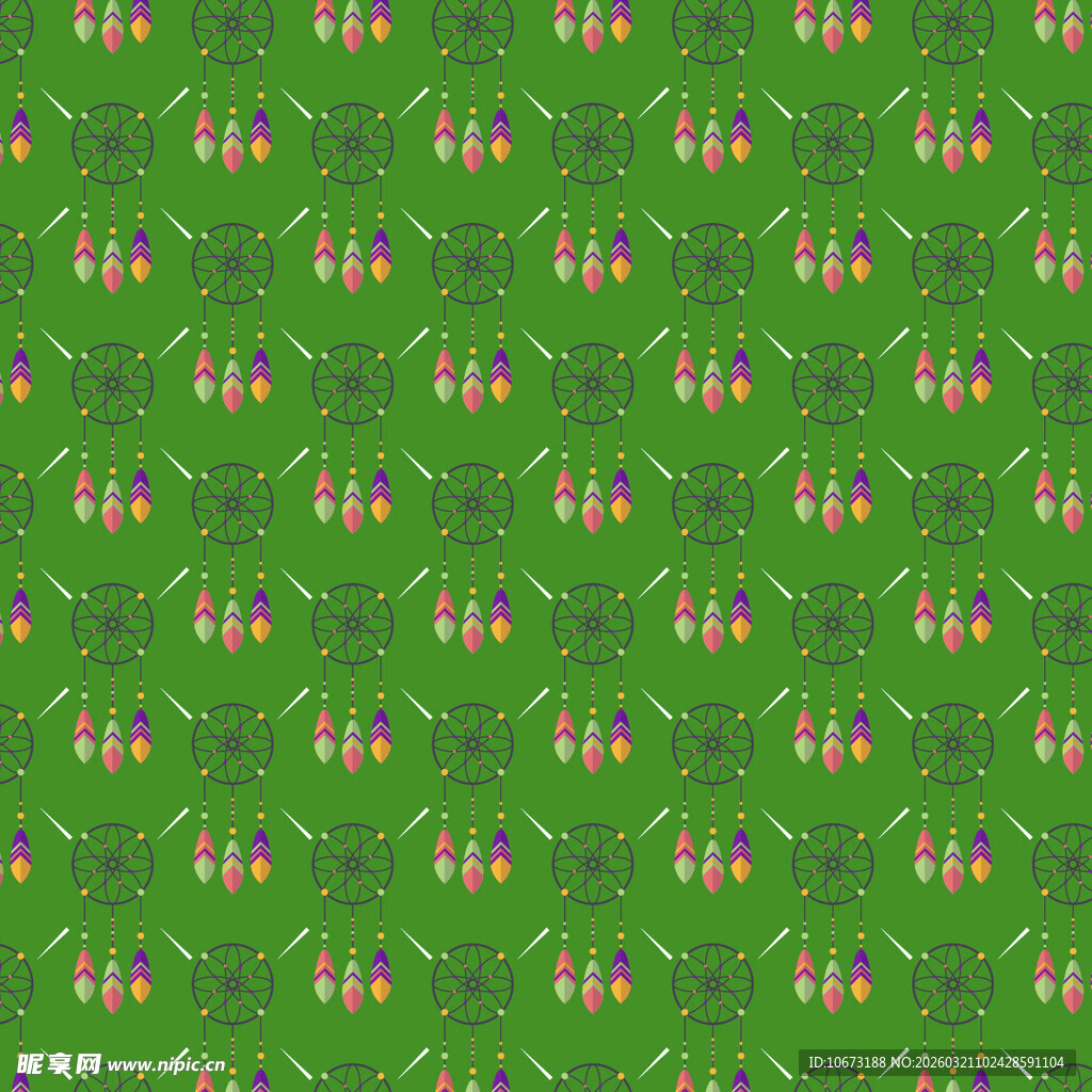 捕梦网图案背景