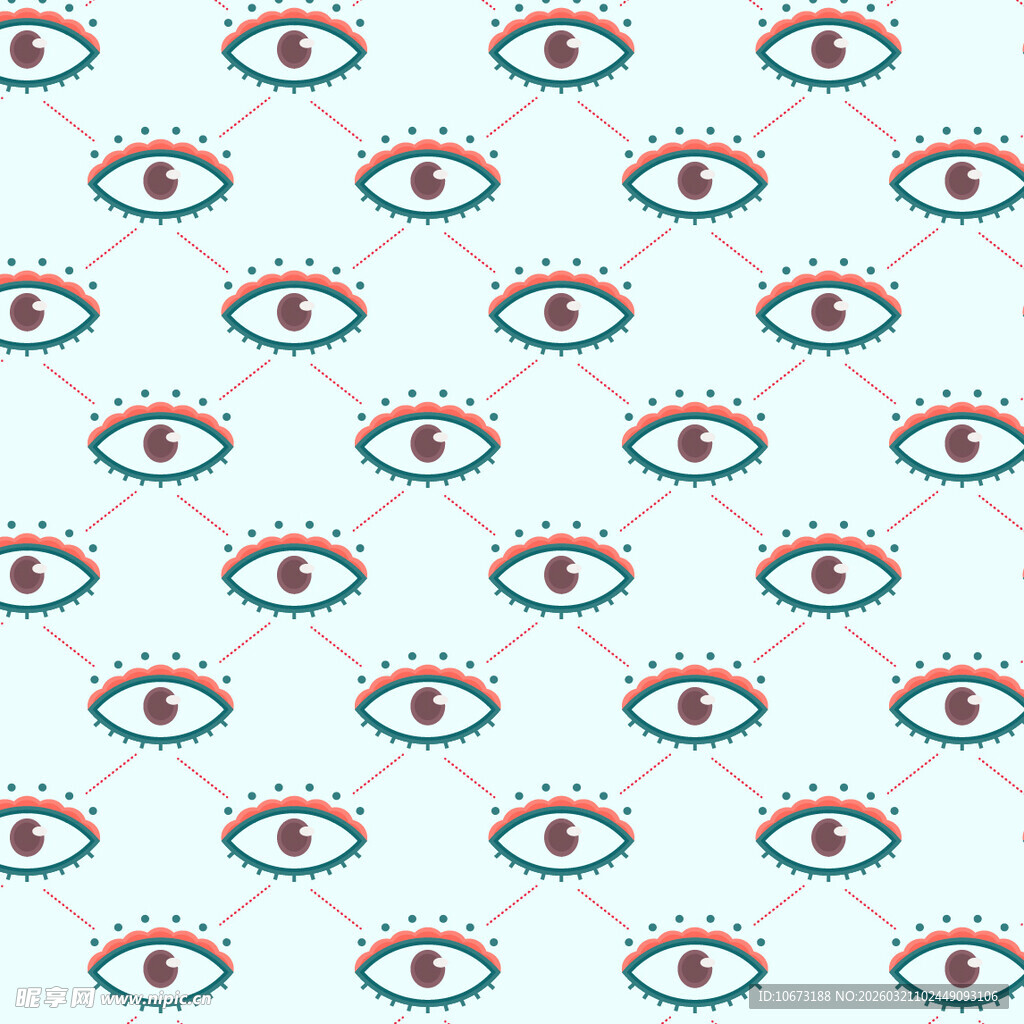 眼睛图案背景