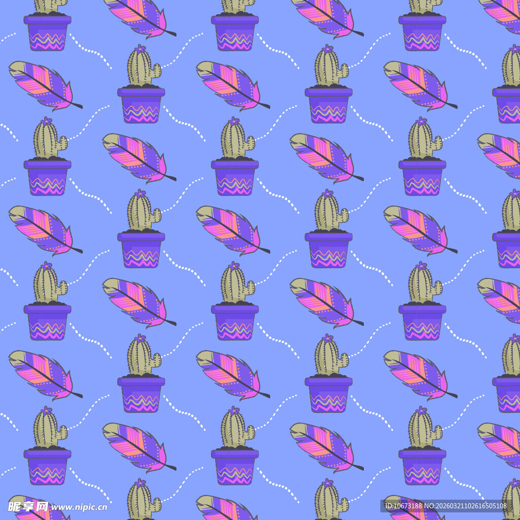 波西米亚元素图案背景