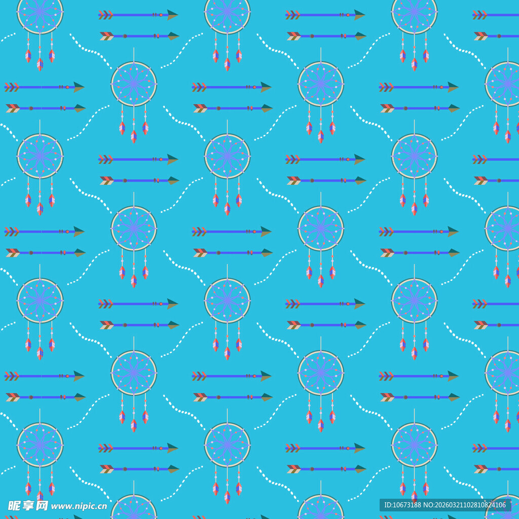 捕梦网图案背景