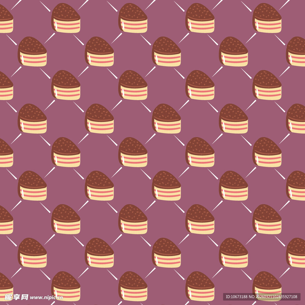 蛋糕图案背景