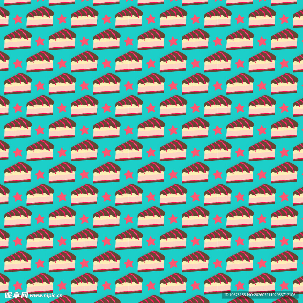 巧克力蛋糕图案背景