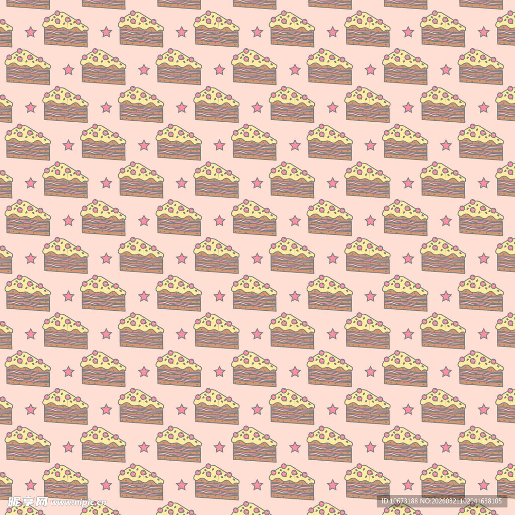 蛋糕图案背景