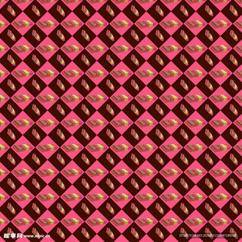 巧克力图案背景